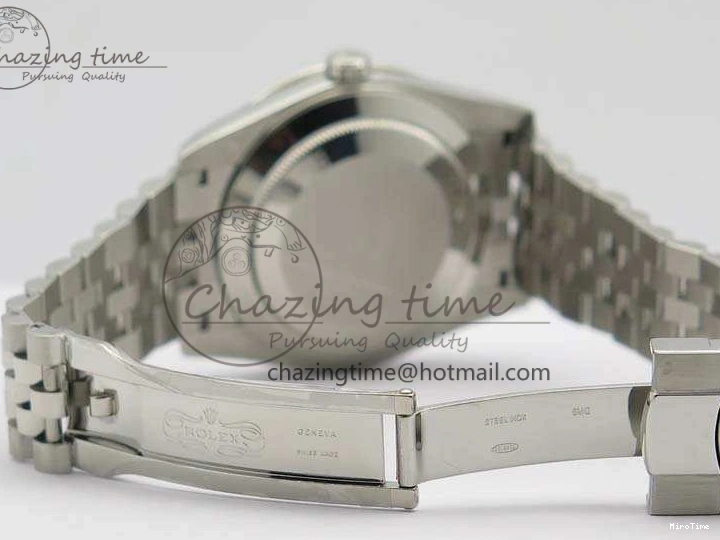MiroTime 0401 Packable DateJust 228238 Smooth Bezel SS Noob 1:1 Best Edition Silver Sticks Dial On Jubilee Bracelet A 3506